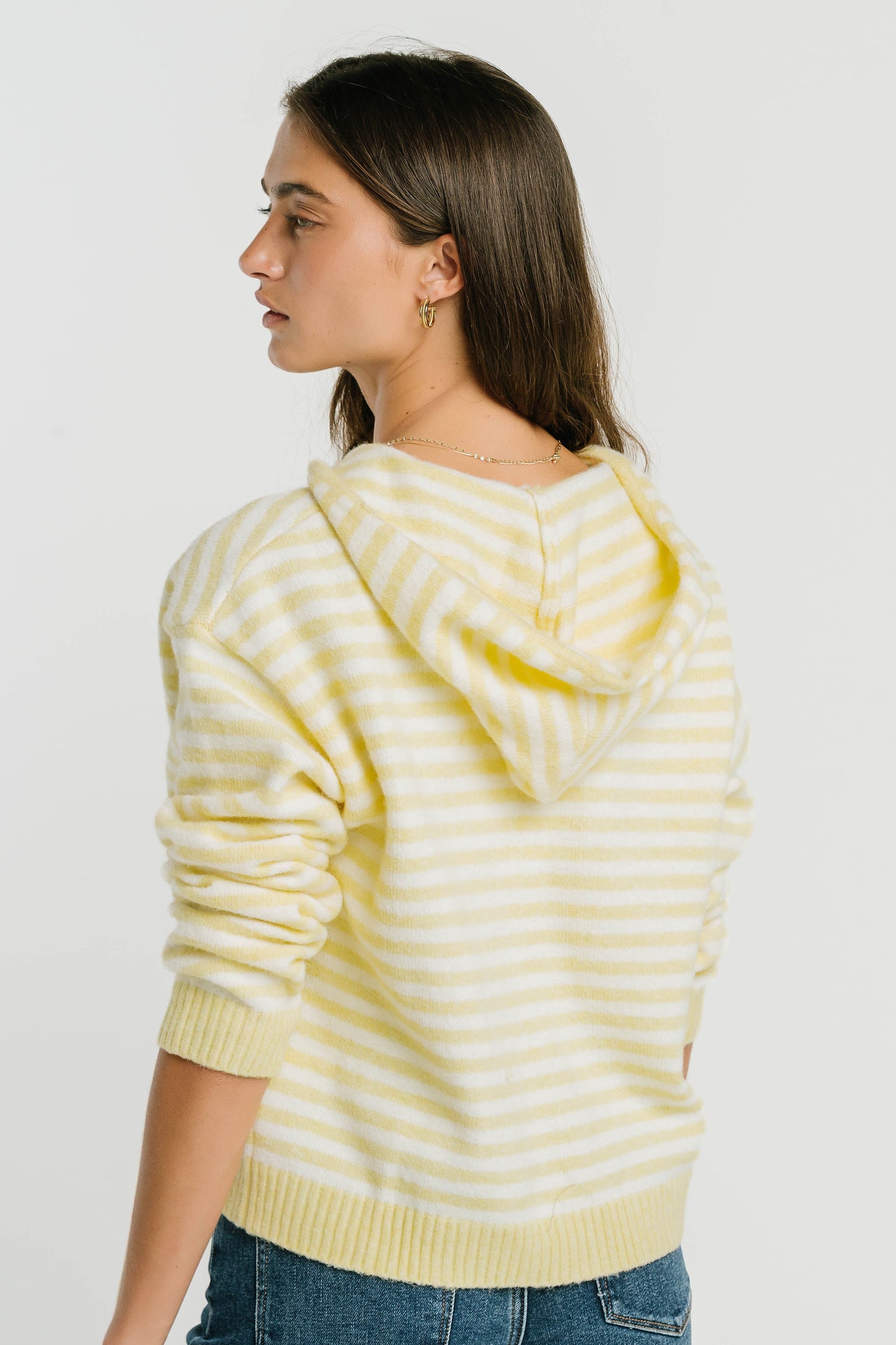 Vestria Davis Knit Jacket in Yellow