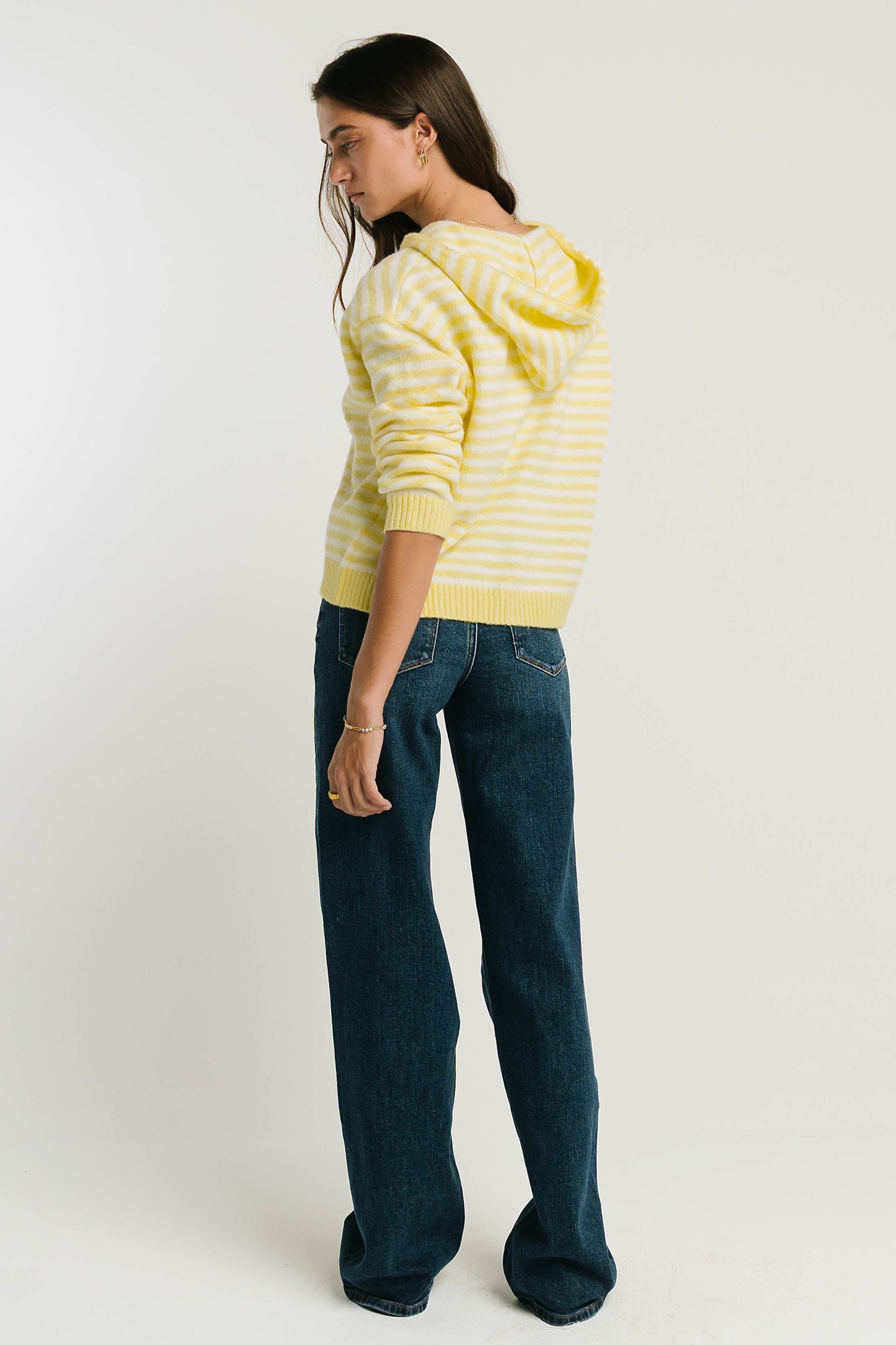 Vestria Davis Knit Jacket in Yellow