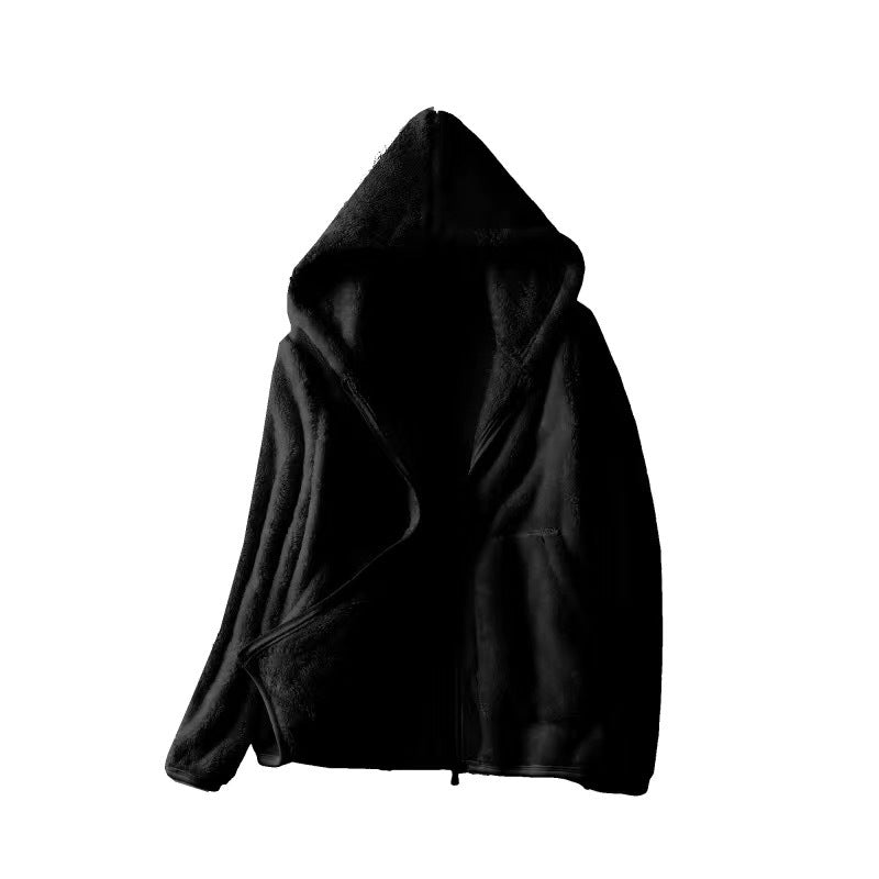 Black hoodie on a white background